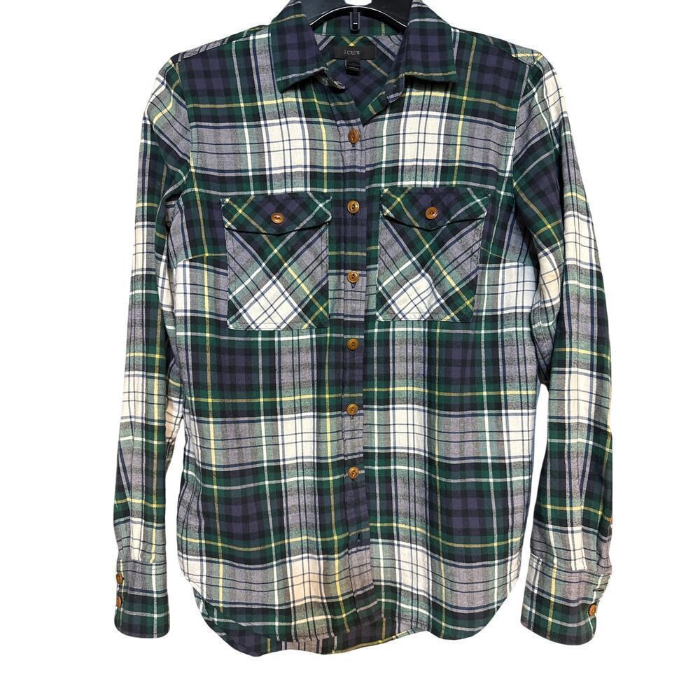 JCREW PLAID COTTON SHIRT
